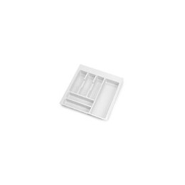 Emuca Range-couvert Optima Pour Tiroir De Cuisine Vertex/concept 500, Module 500 Mm .panneau 16mm, Plastique, Blanc