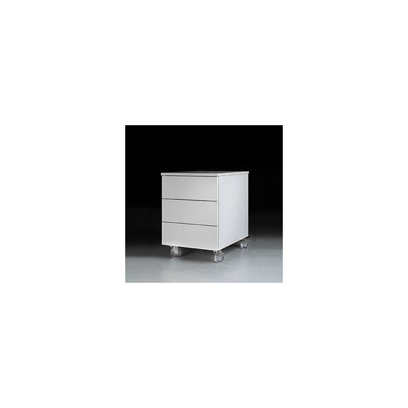 Emuca Roulettes Avec Plétine De Montage, D. 75 Mm, Acier Et Plastique, Transparente, 4 Ut.