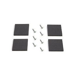 Emuca Jeu De Deux Pieds Cross En Croix Pour Table, Hauteur 695 Mm. Peint En Blanc