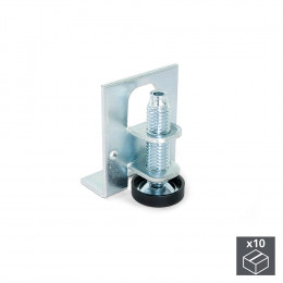 Emuca Vérin De Réglage Pour Meubles, Réglage Intérieur, M10, Hauteur 46 Mm, Acier Et Plastique, 10 Ut.