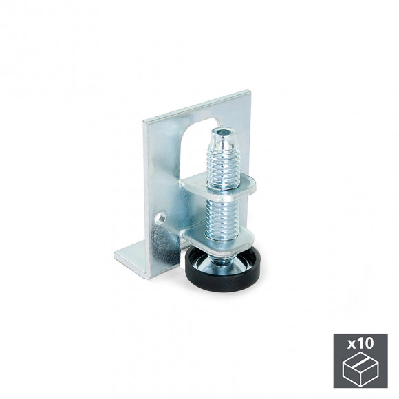 Emuca Vérin De Réglage Pour Meubles, Réglage Intérieur, M10, Hauteur 46 Mm, Acier Et Plastique, 10 Ut.