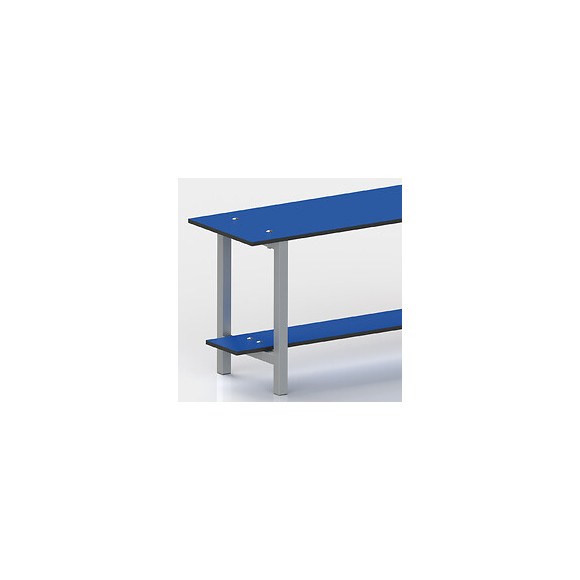 Emuca Pieds Latéraux Pour Banc De Vestiaire, Aluminium, Anodisé Mat, 2 Un.
