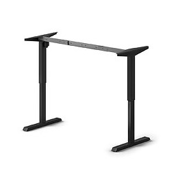 Emuca Table Motorisée À Hauteur Réglable, Acier, Noir
