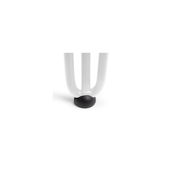 Emuca Jeu De Quatre Pieds Hairpin De 3 Barres Pour Table, Hauteur 710 Mm, Peints En Blanc.