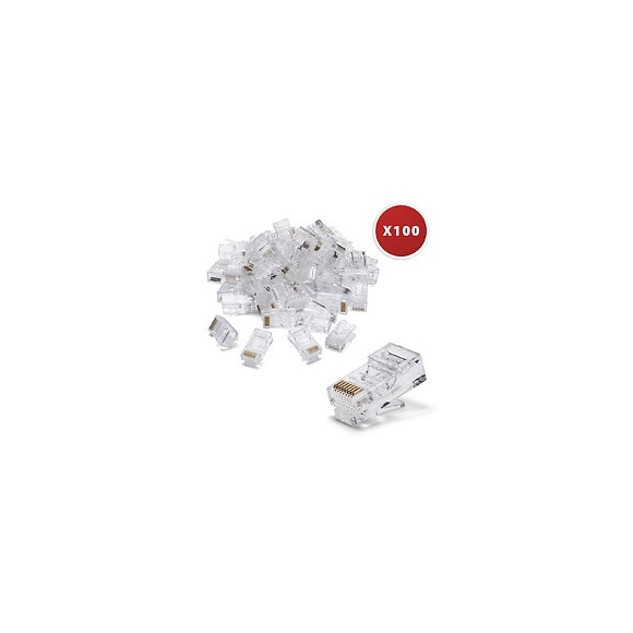 100 Connecteurs À Sertir Cat5 Utp