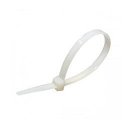 Colliers De Fixation En Nylon. Blancs.   3,6x200 - 100pces
