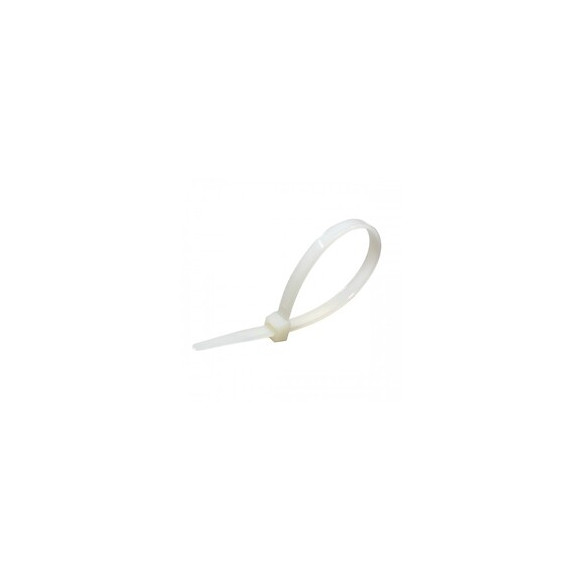 Colliers De Fixation En Nylon. Blancs.   3,6x200 - 100pces
