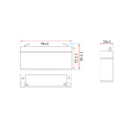 Batterie Rechargeable Au Plomb 6v 1.3 Ah