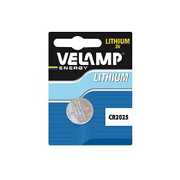 Pile Bouton Au Lithium Cr2025, 3v.