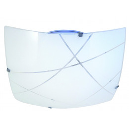 Mira: Plafonnier En Verre, Carré 40x40cm, E27