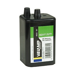 Pile Carrée 4r25 6v Saline. En Plastique