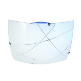 Mira: Plafonnier En Verre, Carré 40x40cm, E27