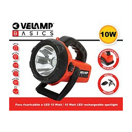 Churchill: Spot Led Rechargeable 10w Avec Feu Clignotant Rouge