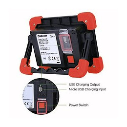 Sauron: Projecteur Led Rechargeable, 20w 1200 Lm