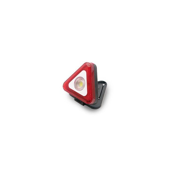 Triangle Lumineux Led Avec Lampe Torche Et Aimant. 3aaa Non Fournies