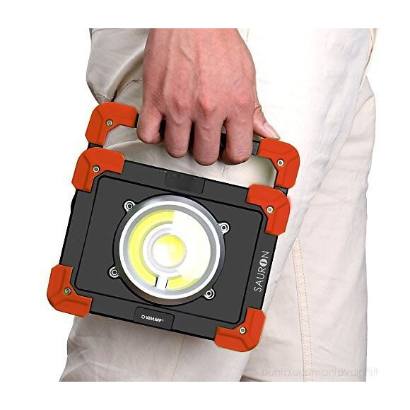 Sauron: Projecteur Led Rechargeable, 20w 1200 Lm