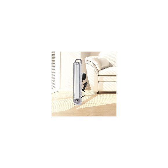 Twix: Lampe Portative Rechargeable Anti-coupures D'électricité, 2 Tubes Led 500lm 43cm