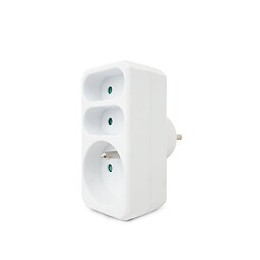 Multiprise 3 Prises Électriques Frontales 16a + 2x6a