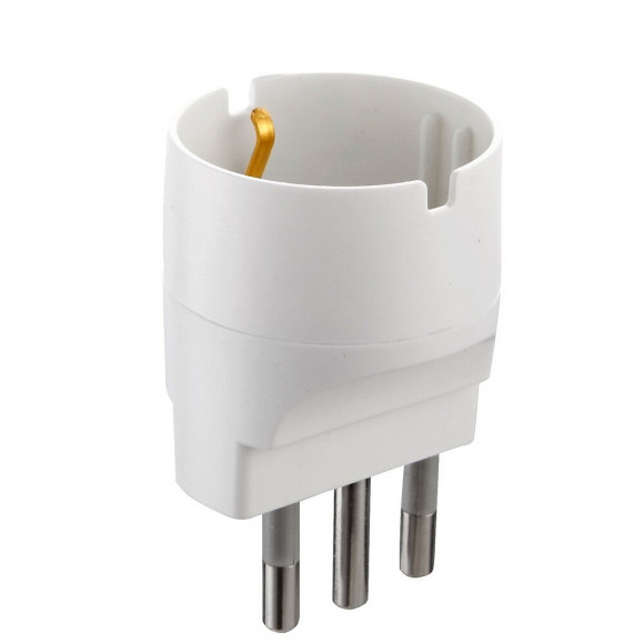 Adaptateur Italien: Prise Schuko Vers Grosse Fiche 16a