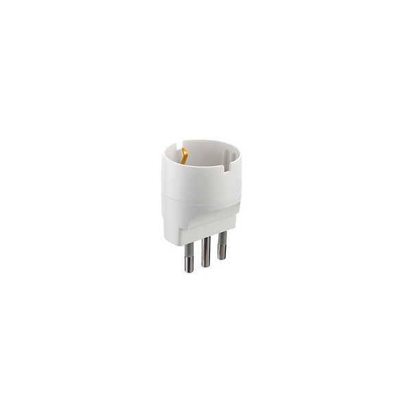 Adaptateur Italien: Prise Schuko Vers Grosse Fiche 16a