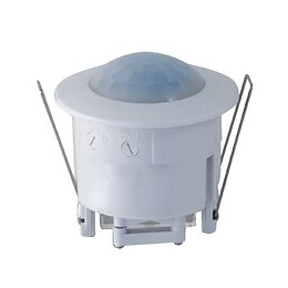 Détecteur De Mouvements Infra-rouges 360°, Encastrable. Blanc