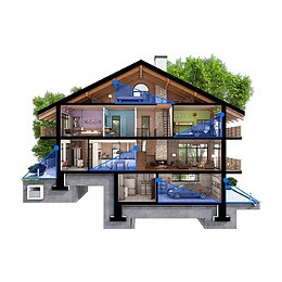 Détecteur De Mouvements Infra-rouges, Ip44. Noir