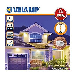 Détecteur De Mouvements Infra-rouges, Ip44. Noir