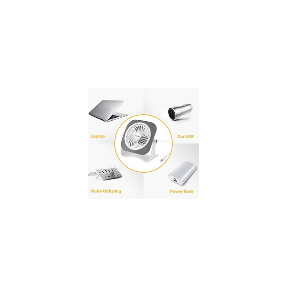 Zeff: Mini Ventilateur De Table Usb