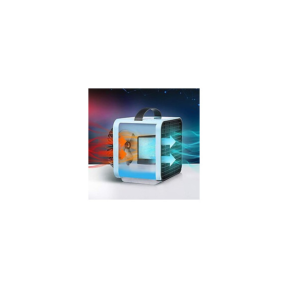 Mini Ventilateur Et Rafraîchisseur D’air. Avec Ioniseur. Rechargeable