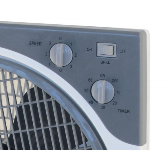 Katia3 : Ventilateur Type Box Fan 30 Cm Avec Minuteur