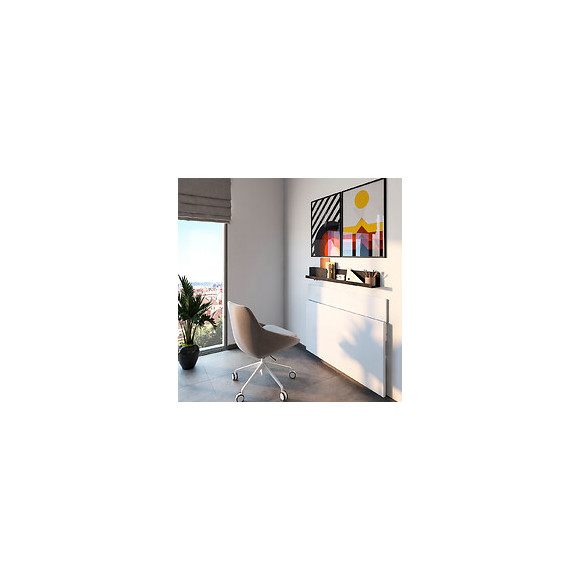 Emuca Lot De 4 Supports D'étagères Pliables., 300, Peint En Blanc, Acier