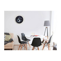 Station Météo Analogique De Mural Et Dial Noir