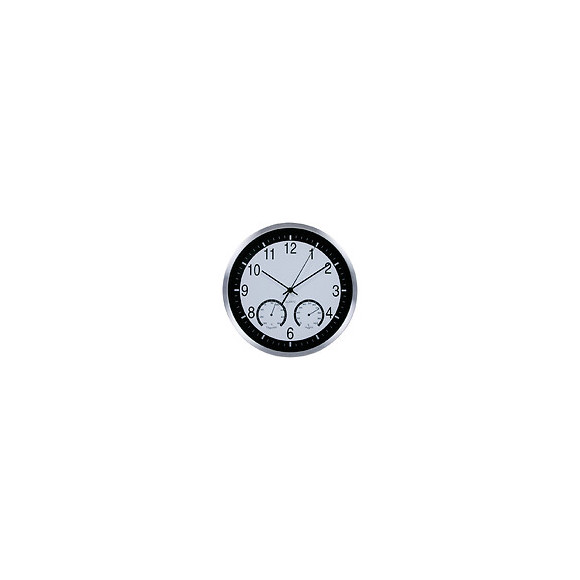 Station Météo Analogique De Mural Couleur Blanc Et Noir