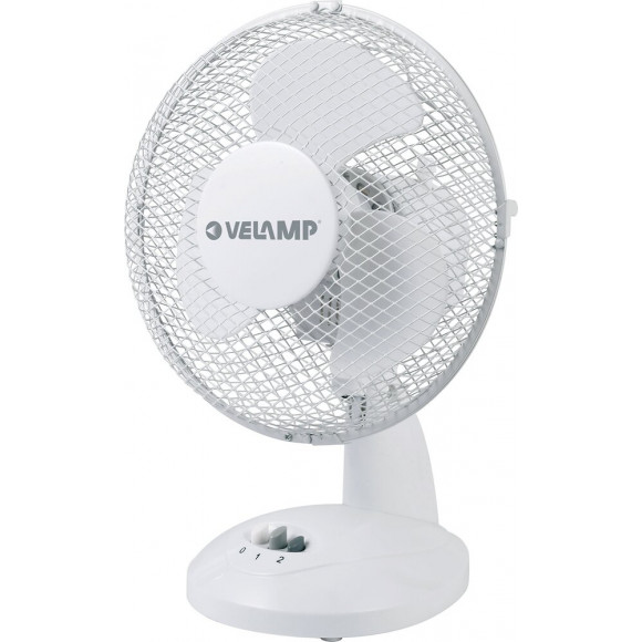 Terral: Ventilateur De Table 23 Cm, En Plastique Blanc