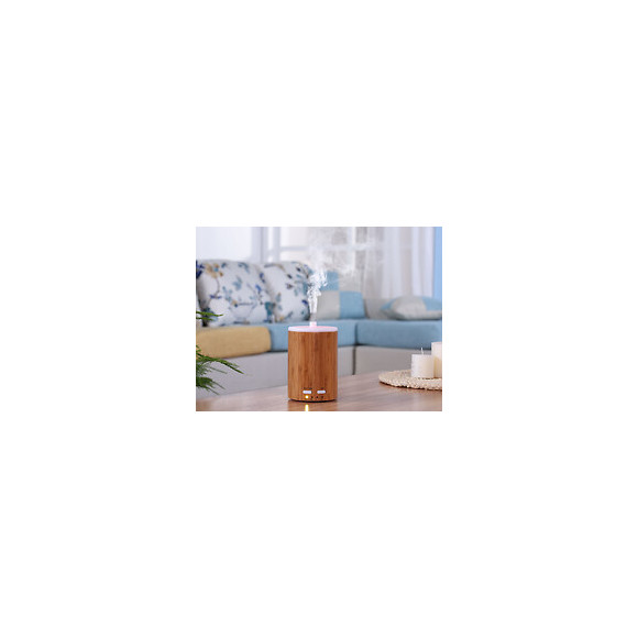 Diffuseur D'huiles Essentielles 150 Ml Humidificateur D'air Ultrasonique Diffuseur D'arôme Brume Fraîche Aromathérapie Avec 