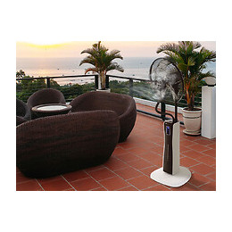 Ventilateur Brumisateur 40 Cm Oscillant Avec Télécommande  Idéal Pour Les Milieux Ouverts