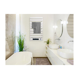 Radiateur Séche-serviettes En Aluminium De 2000 W Avec Chauffage Céramique, Commande Wifi Et Affichage Led