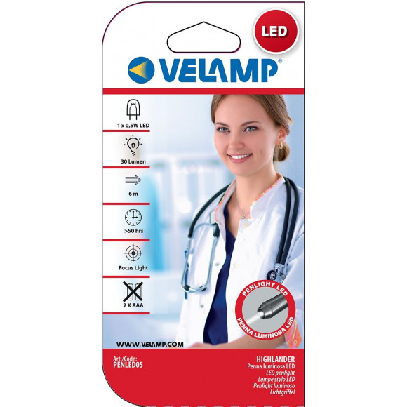 Highlander : Stylo Lumineux Led 0,5w En Aluminium