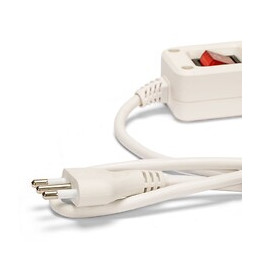 Multiprise Italienne 6 Entrées, Câble De 1,5 M Et Prise Compacte