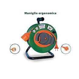 Rallonge Électrique De Jardin 40 Mètres Avec Enrouleur, Câble 2g1.6