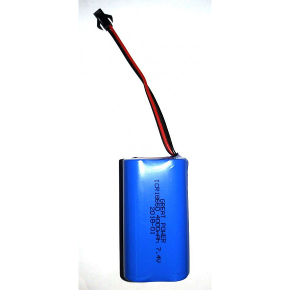Batterie Li-ion Rechargeable 18650x4 7,4v 4400mah