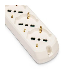 Multiprise Italienne 4 Entrées, Câble De 1,5 M Et Prise Compacte