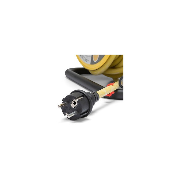 Enrouleur De Chantier, 4 Prises, 3g2.5, 40 Mètres , Nf, Ip44. Platine Fixe Et Guide Cable