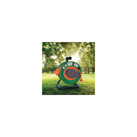 Rallonge Électrique De Jardin 40 Mètres Avec Enrouleur, Câble 2g1.6