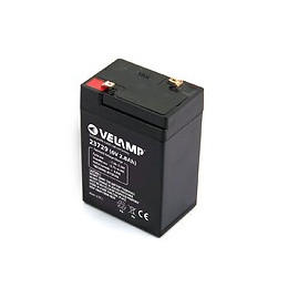 Batterie Rechargeable Au Plomb, Connexions Faston, 6v 2,8ah