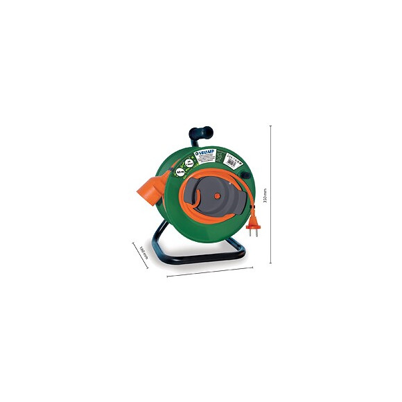 Rallonge Électrique De Jardin 40 Mètres Avec Enrouleur, Câble 2g1.6