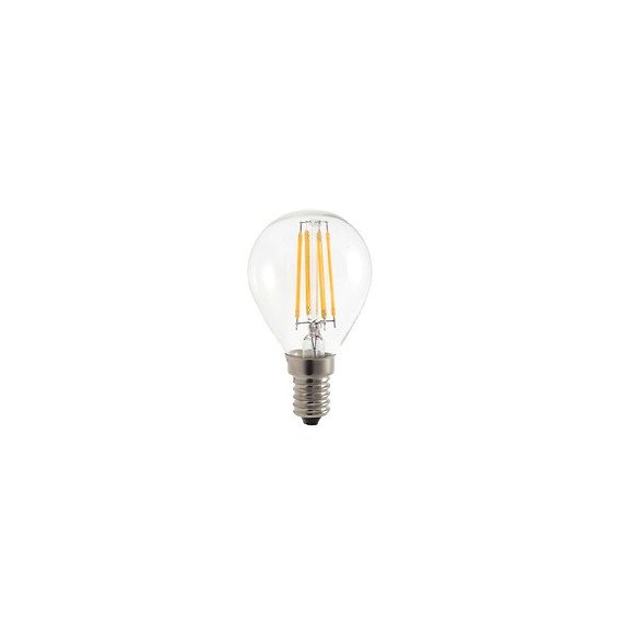 Ampoule À Filament Led, Mini-sphérique P45, 4w / 470lm, Culot E14, 4000k