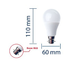 Ampoule Led Smd, Standard A60, 12w / 1055lm, Culot B22 (france), 4000k