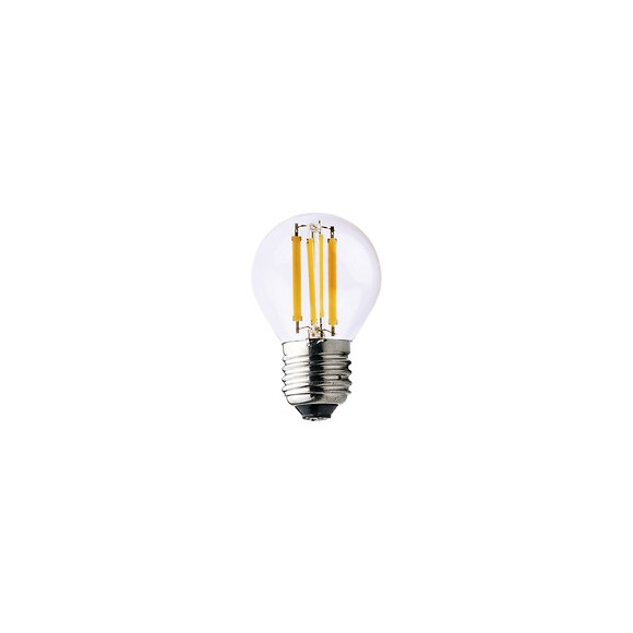 Ampoule À Filament Led, Mini-sphérique P45, 6w / 806lm, Culot E27, 2700k