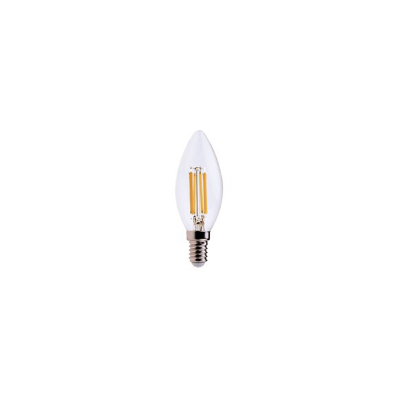 Ampoule À Filament Led, Olive C35, 6w / 806lm, Culot E14, 4000k
